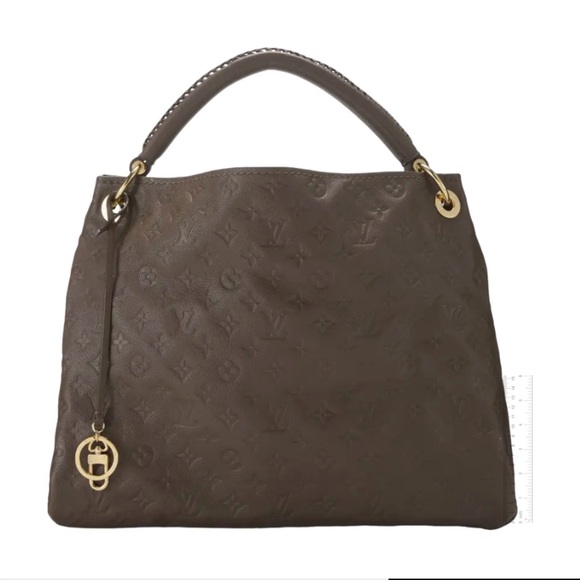 Louis Vuitton Brown Shoulder Bag with Gold Accents - Picture 5 of 14